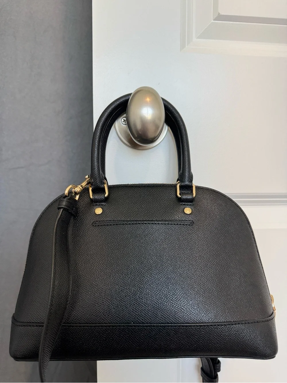 Coach Black Leather Sierra Satchel NWOT